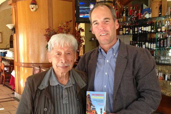Philip Choy the original Architect of 644 Broadway and renowned historian with his book SF Chinatown-A Guilde to its History and Architecture
